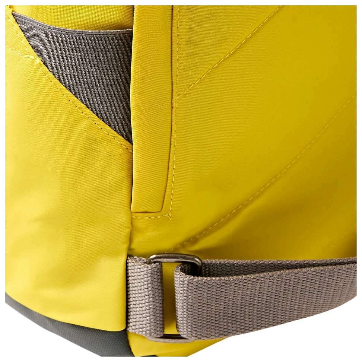 Roka Canfield B Medium Recycled Nylon Backpack - Passion Fruit Yellow - Image 5