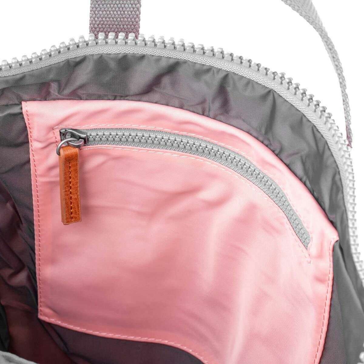 Roka Canfield B Medium Recycled Nylon Backpack - Punch Pink - Image 4