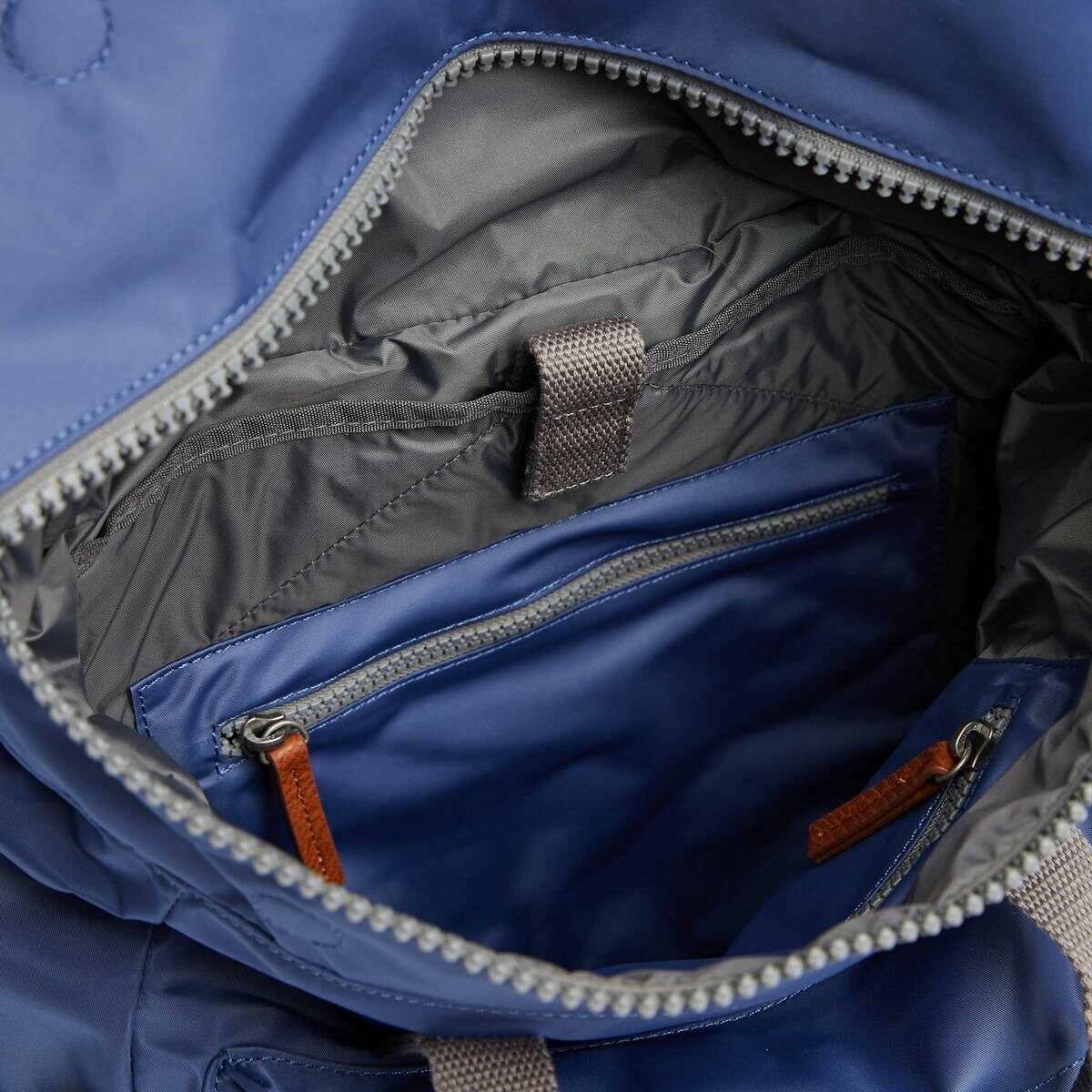 Roka Canfield B Medium Sustainable Nylon Backpack - Burnt Blue - Image 3