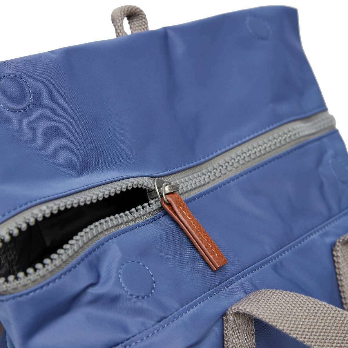 Roka Canfield B Medium Sustainable Nylon Backpack - Burnt Blue - Image 6