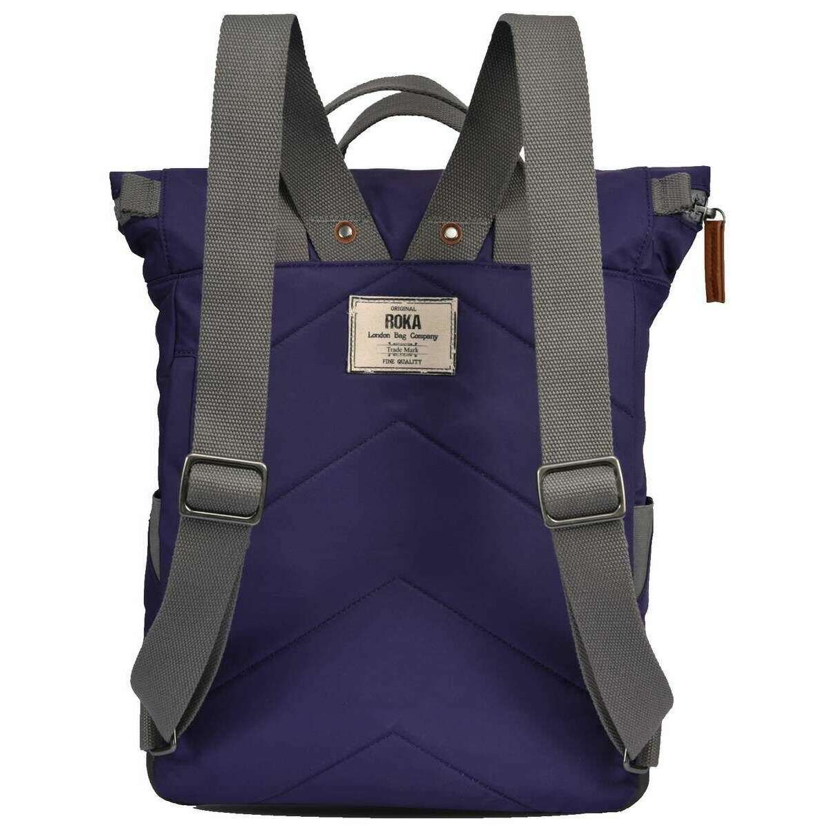 Roka Canfield B Medium Sustainable Nylon Backpack - Mulberry Purple - Image 2