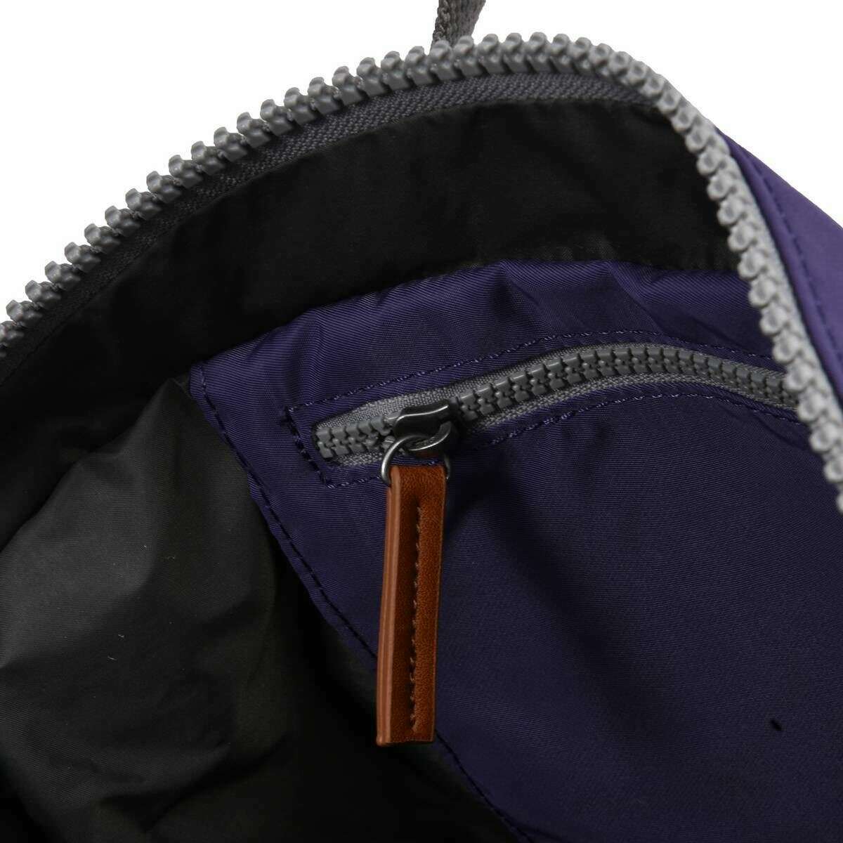 Roka Canfield B Medium Sustainable Nylon Backpack - Mulberry Purple - Image 3