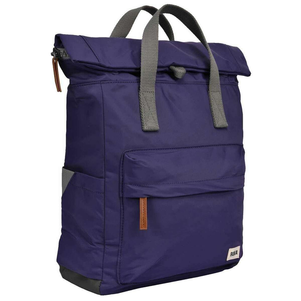 Roka Canfield B Medium Sustainable Nylon Backpack - Mulberry Purple - Image 4