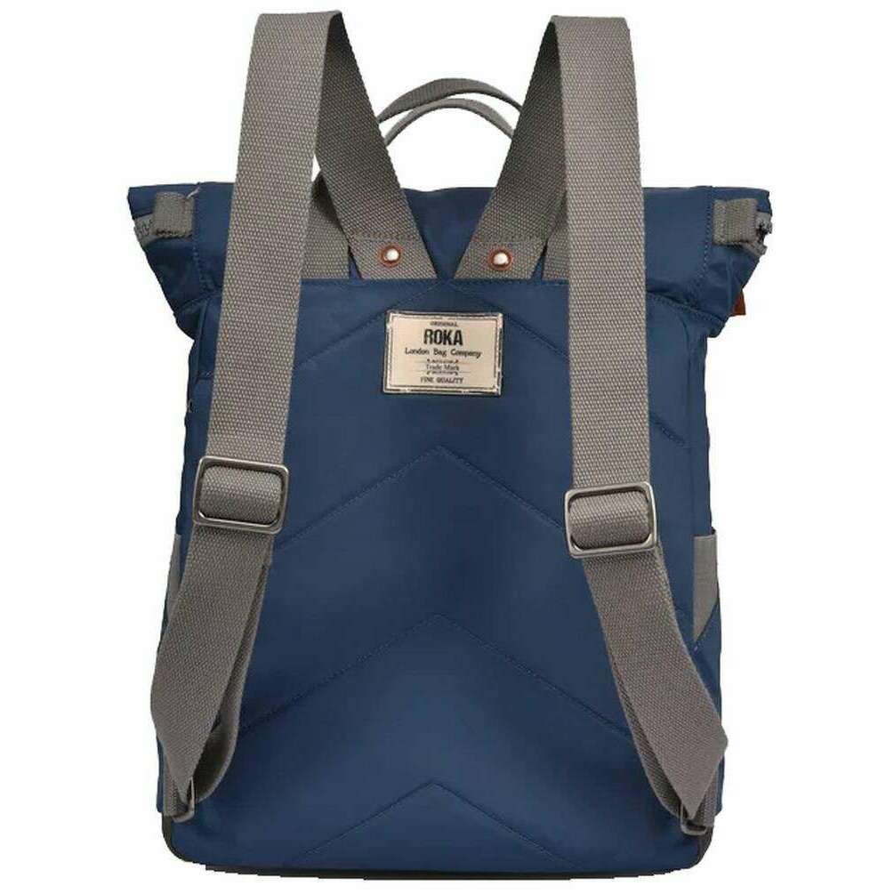 Roka Canfield B Medium Sustainable Nylon Backpack - Pacific Blue - Image 2