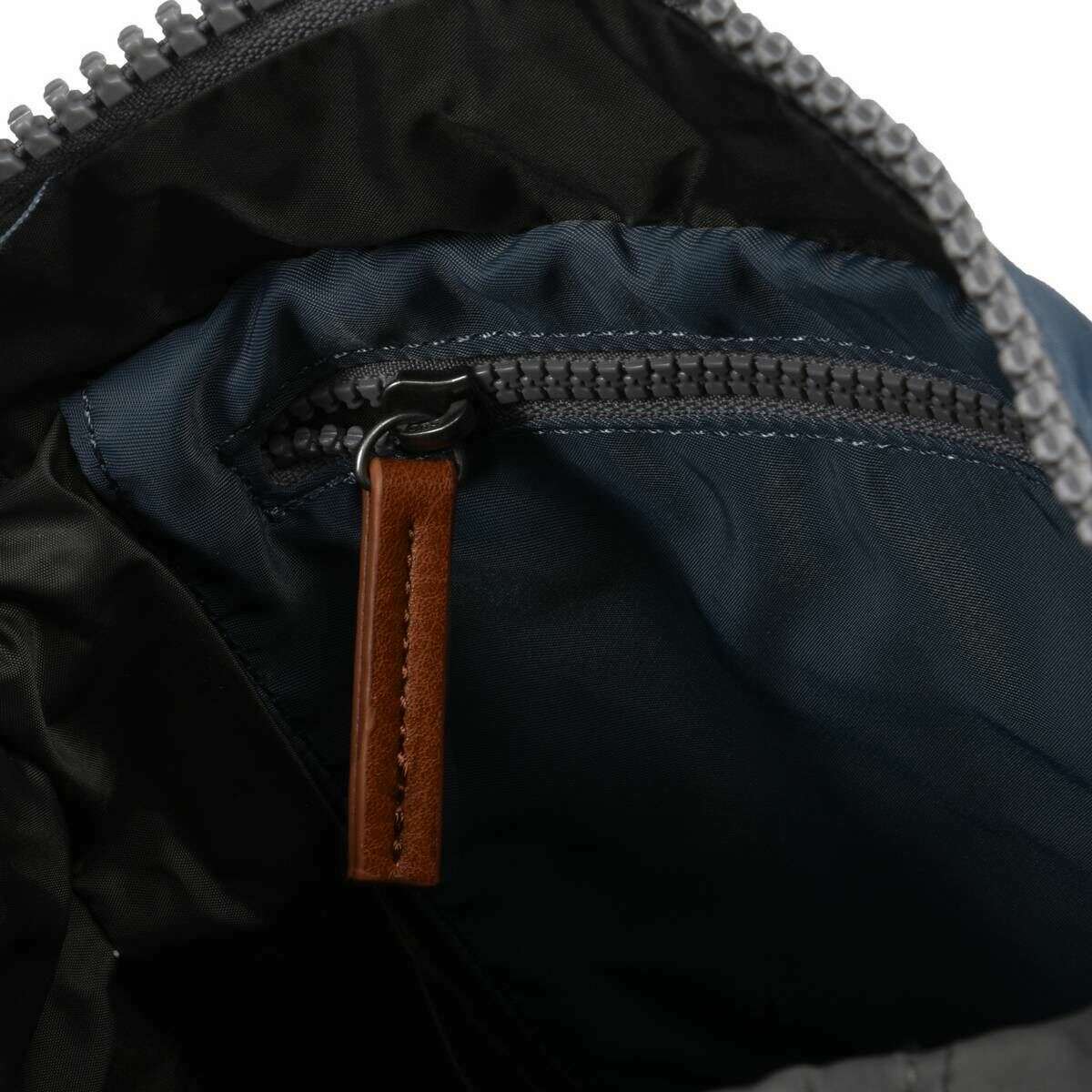 Roka Canfield B Medium Sustainable Nylon Backpack - Smoke Grey - Image 3