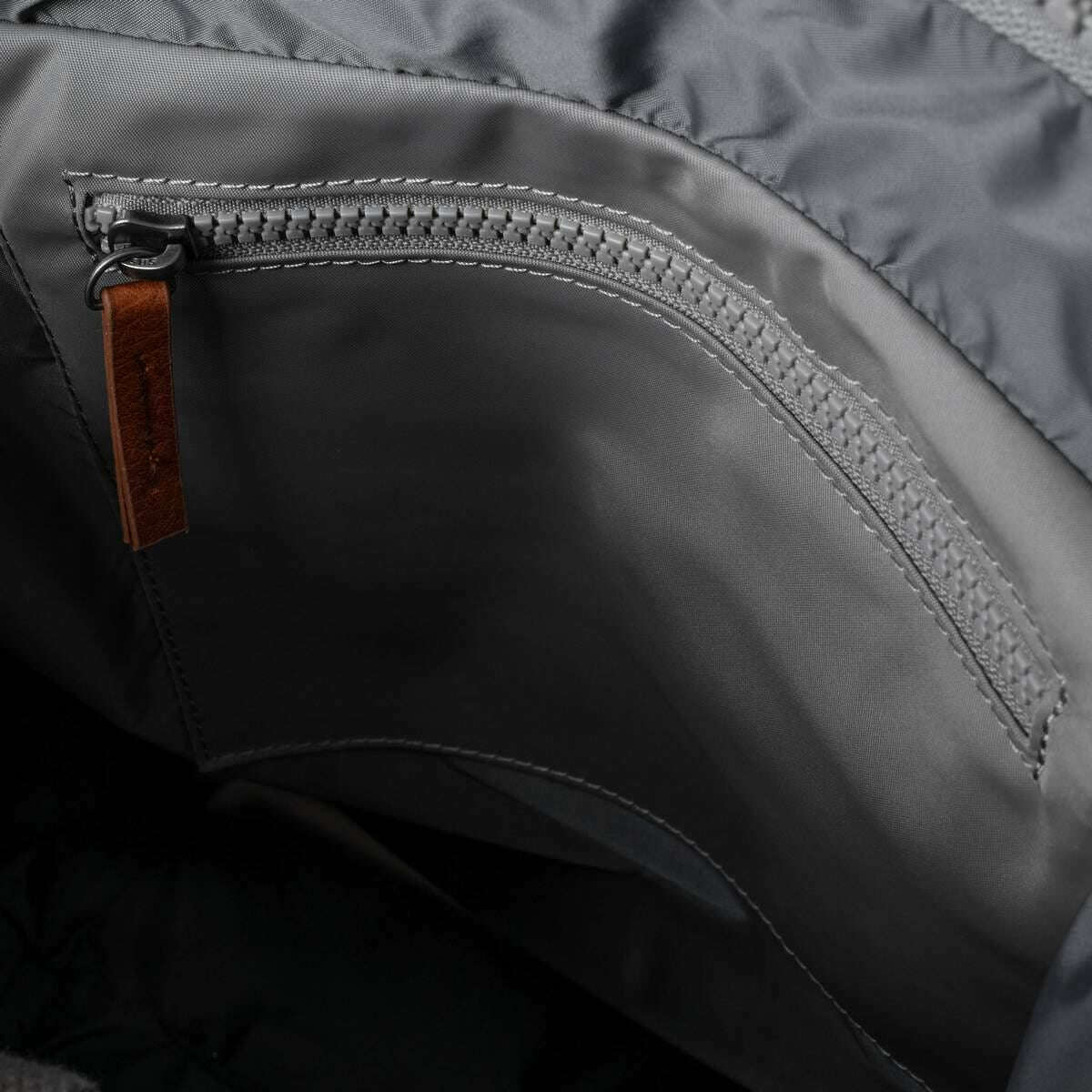 Roka Canfield B Medium Sustainable Nylon Backpack - Stormy Grey - Image 3