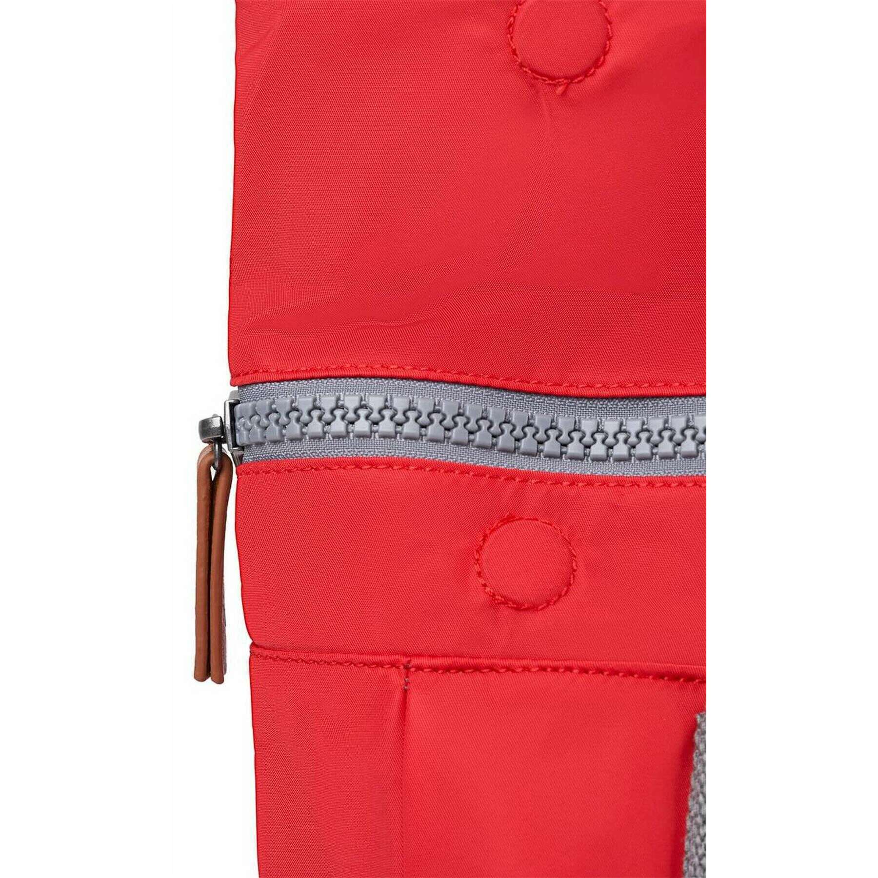 Roka Canfield B Small Recycled Nylon Backpack - Chilli Oil Red - Image 6