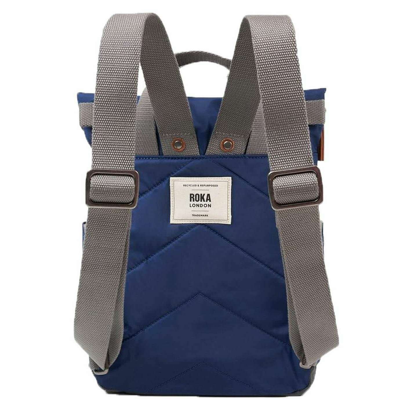 Roka Canfield B Small Recycled Nylon Backpack - Crisp Blue - Image 2