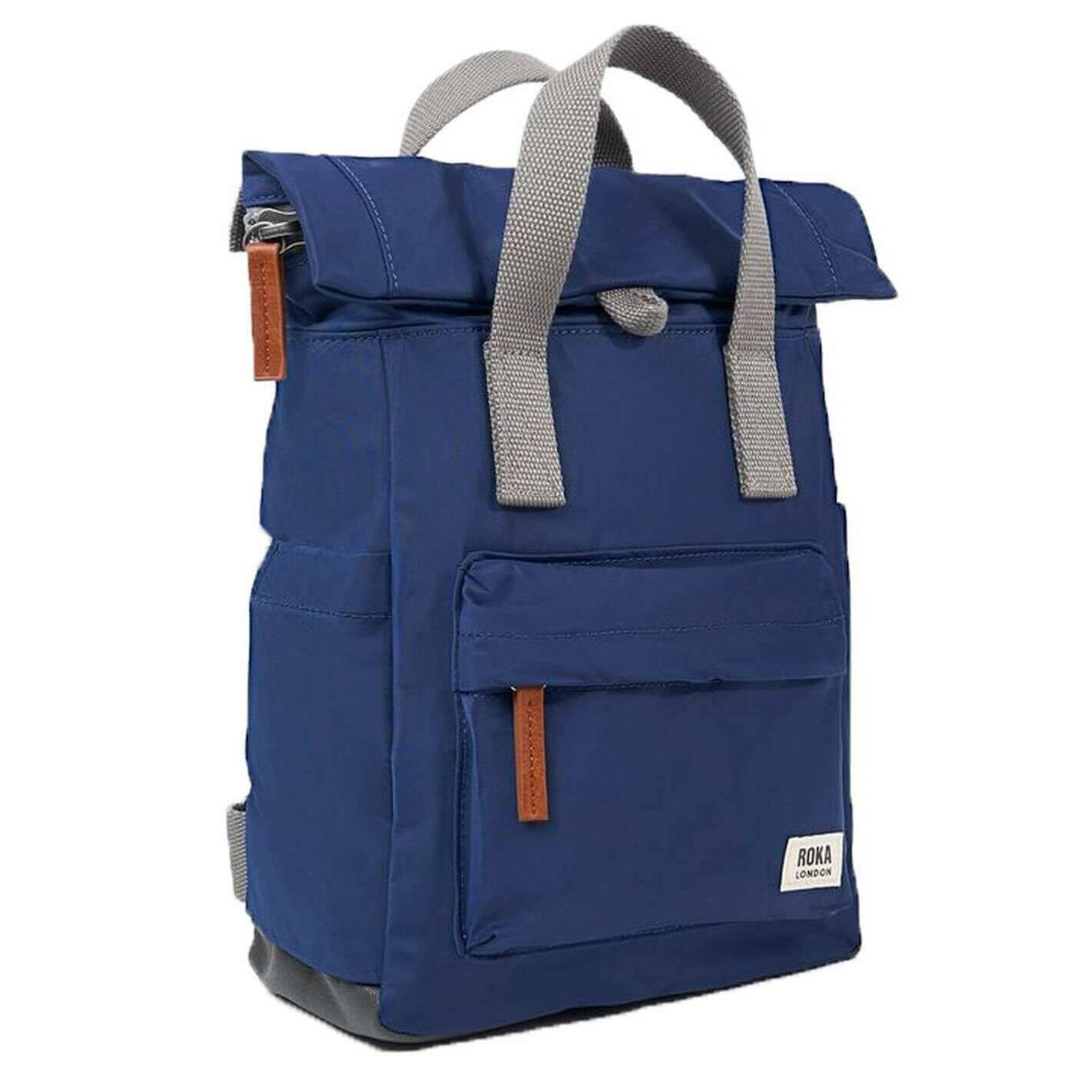 Roka Canfield B Small Recycled Nylon Backpack - Crisp Blue - Image 3