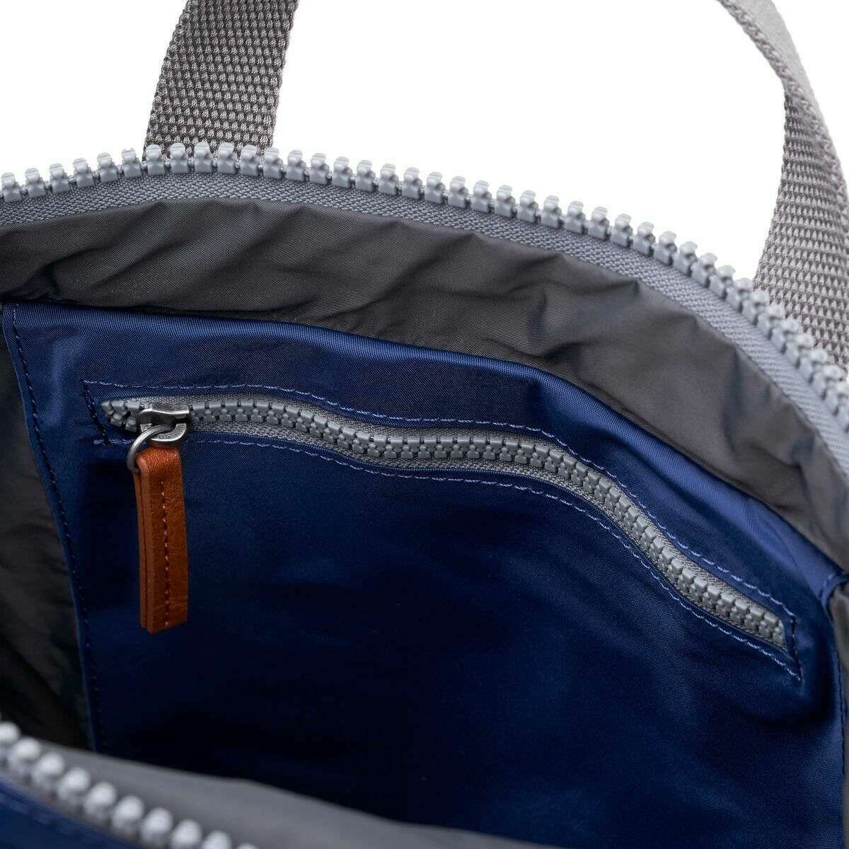 Roka Canfield B Small Recycled Nylon Backpack - Crisp Blue - Image 4