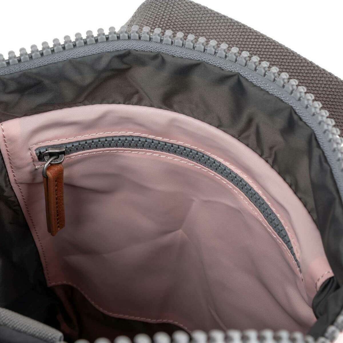 Roka Canfield B Small Recycled Nylon Backpack - English Rose Pink - Image 4