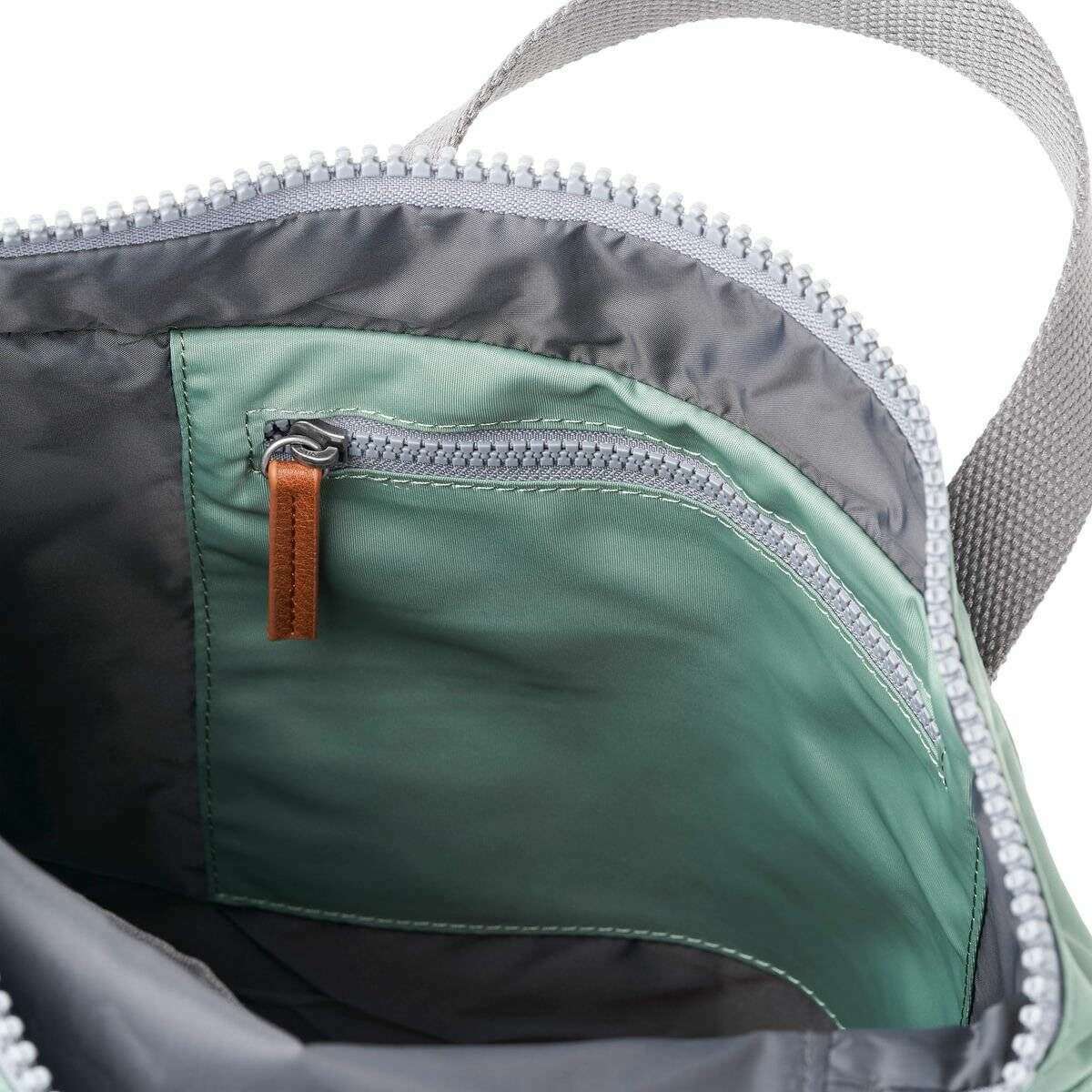 Roka Canfield B Small Recycled Nylon Backpack - Frost Green - Image 4
