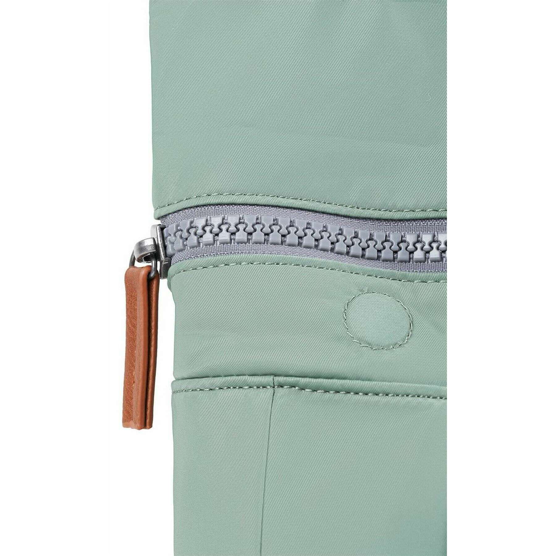 Roka Canfield B Small Recycled Nylon Backpack - Frost Green - Image 6