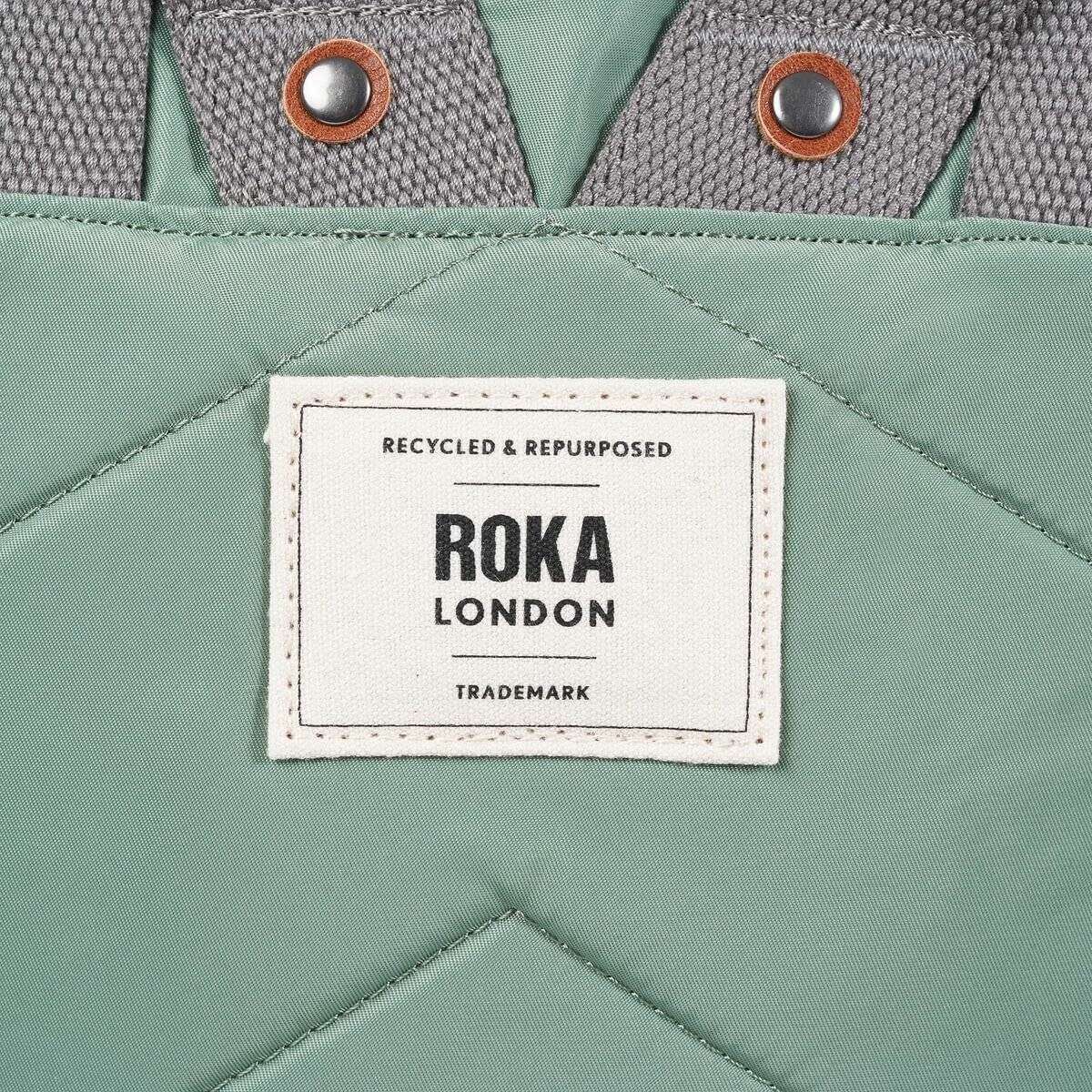 Roka Canfield B Small Recycled Nylon Backpack - Frost Green - Image 7