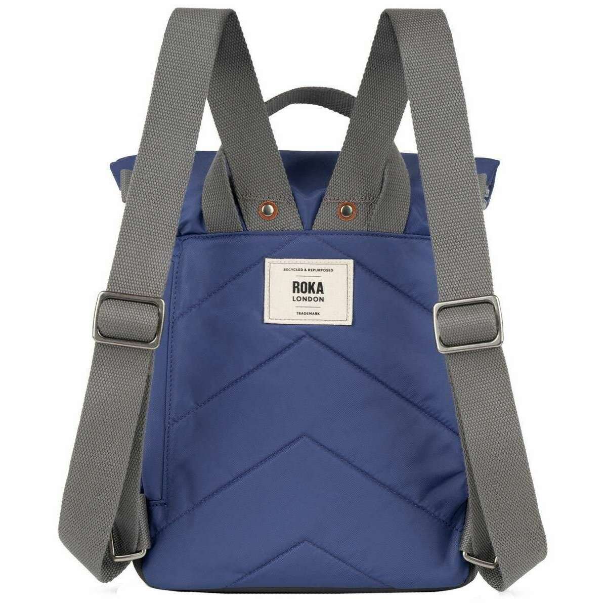 Roka Canfield B Small Recycled Nylon Backpack - Indigo Purple - Image 2