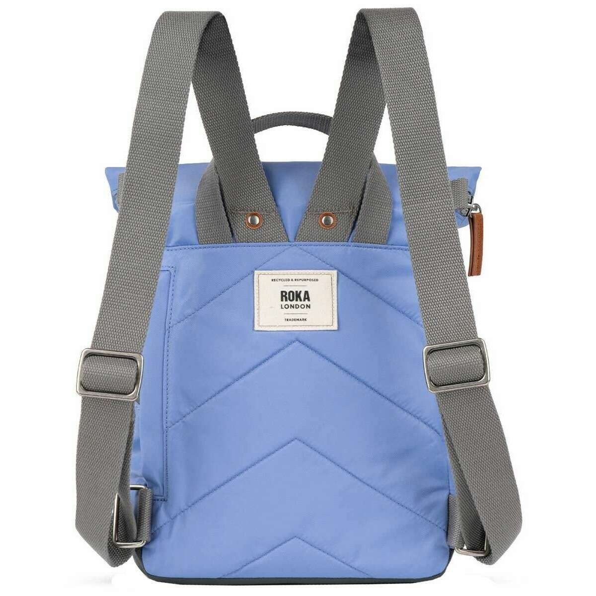Roka Canfield B Small Recycled Nylon Backpack - Jacaranda Purple - Image 2