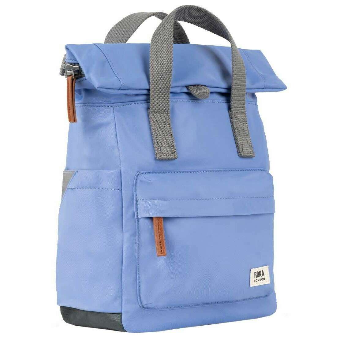 Roka Canfield B Small Recycled Nylon Backpack - Jacaranda Purple - Image 3