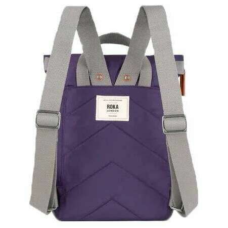 Roka Canfield B Small Recycled Nylon Backpack - Majestic Purple - Image 2