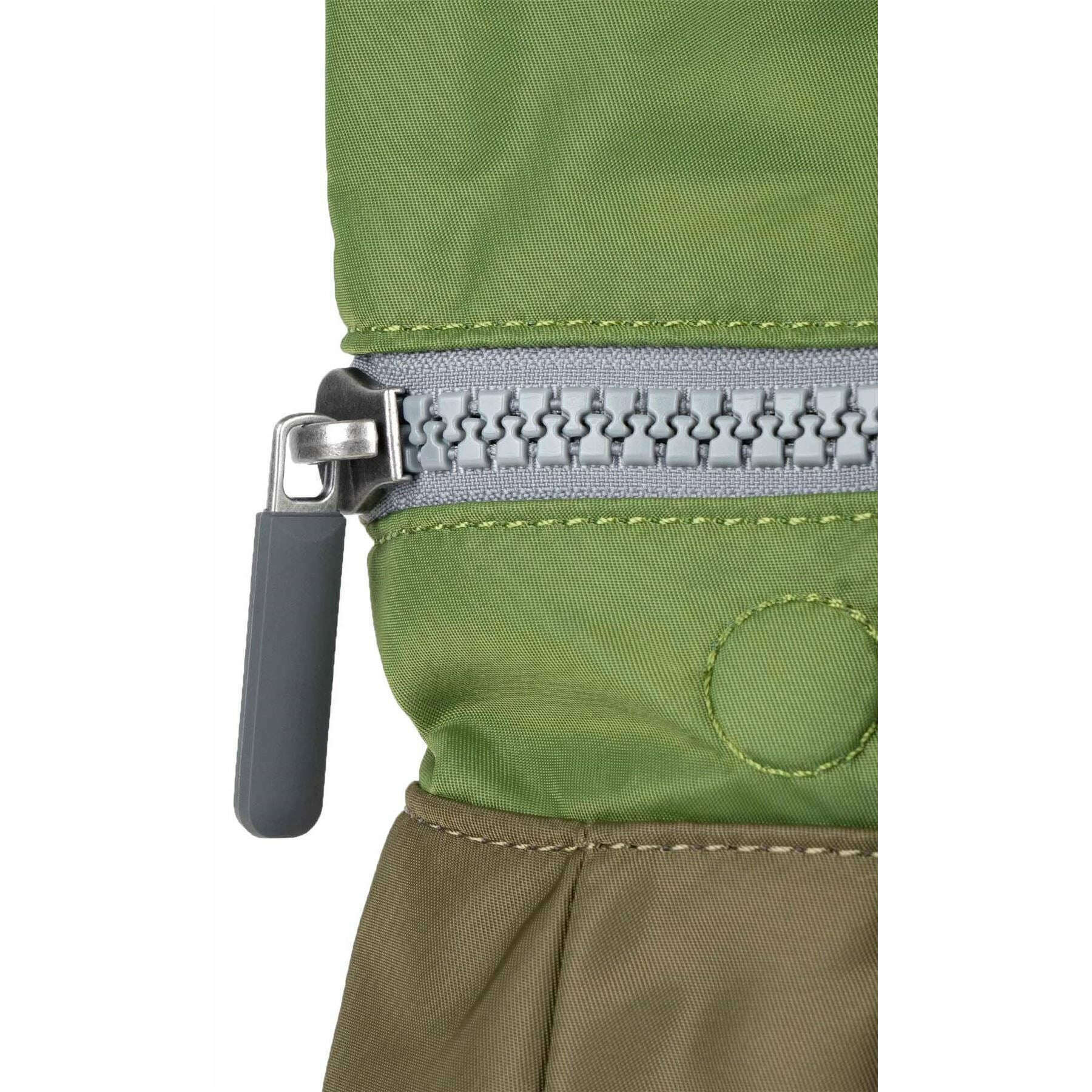Roka Canfield B Small Recycled Nylon Backpack - Military Tonal Green - Image 6