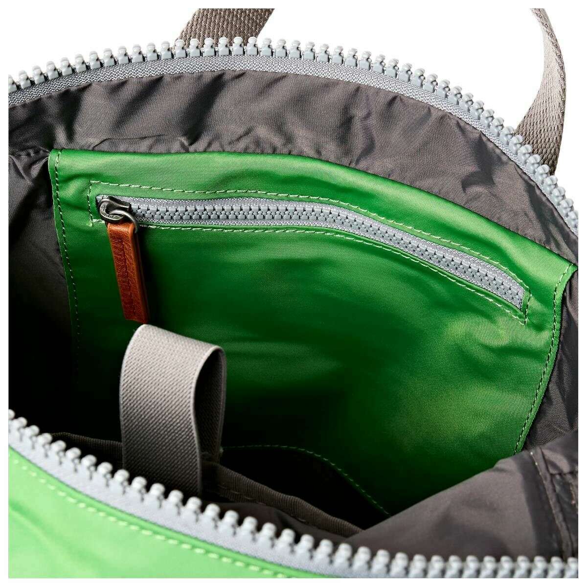 Roka Canfield B Small Recycled Nylon Backpack - Online Lime Green - Image 4