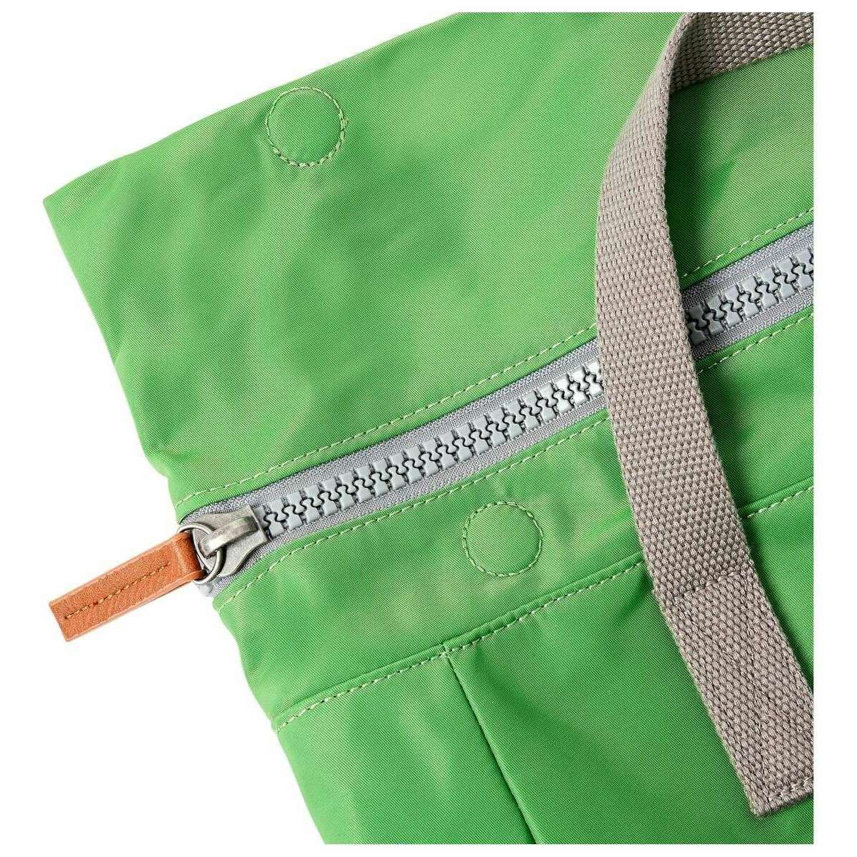 Roka Canfield B Small Recycled Nylon Backpack - Online Lime Green - Image 7