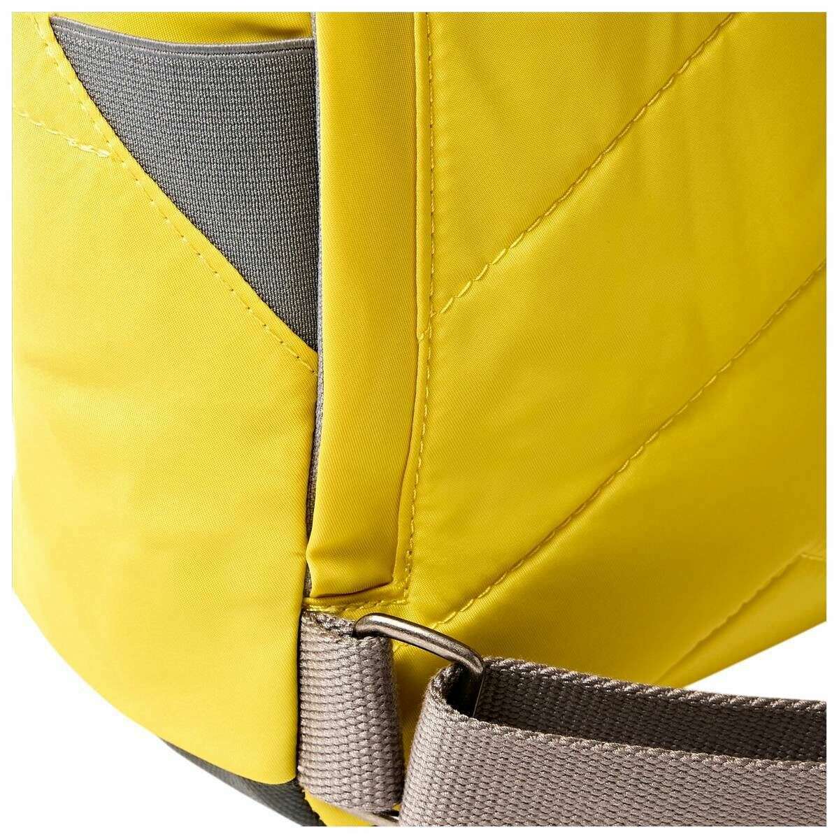 Roka Canfield B Small Recycled Nylon Backpack - Passion Fruit Yellow - Image 5
