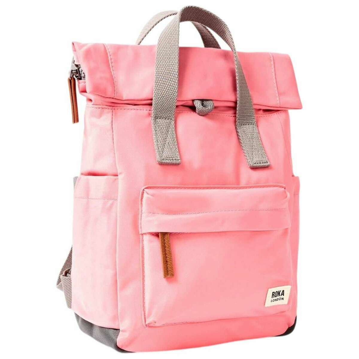 Roka Canfield B Small Recycled Nylon Backpack - Pink Lemonade - Image 3