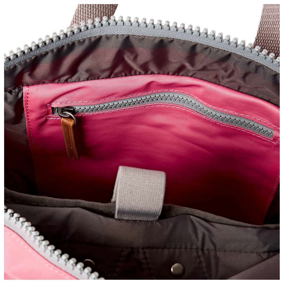 Roka Canfield B Small Recycled Nylon Backpack - Pink Lemonade - Image 4