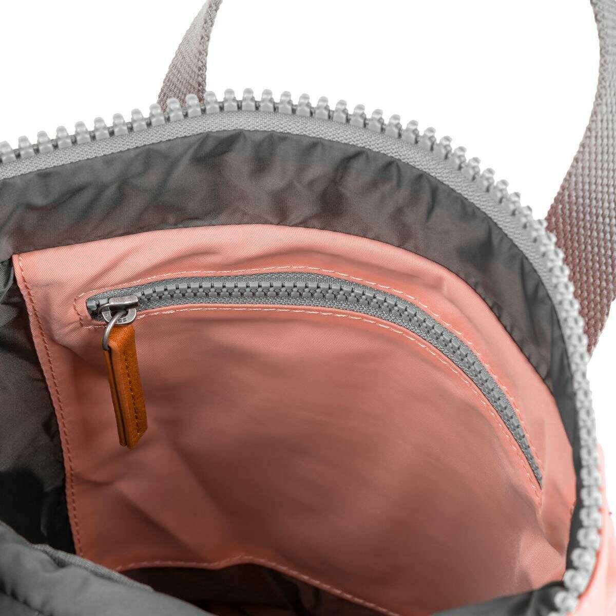 Roka Canfield B Small Recycled Nylon Backpack - Punch Pink - Image 4