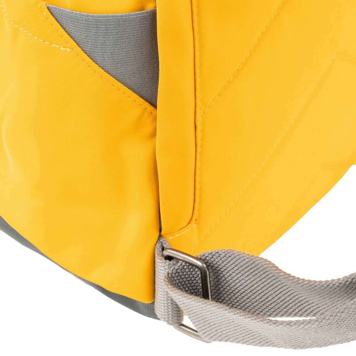 Roka Canfield B Small Recycled Nylon Backpack - Saffron Yellow - Image 6