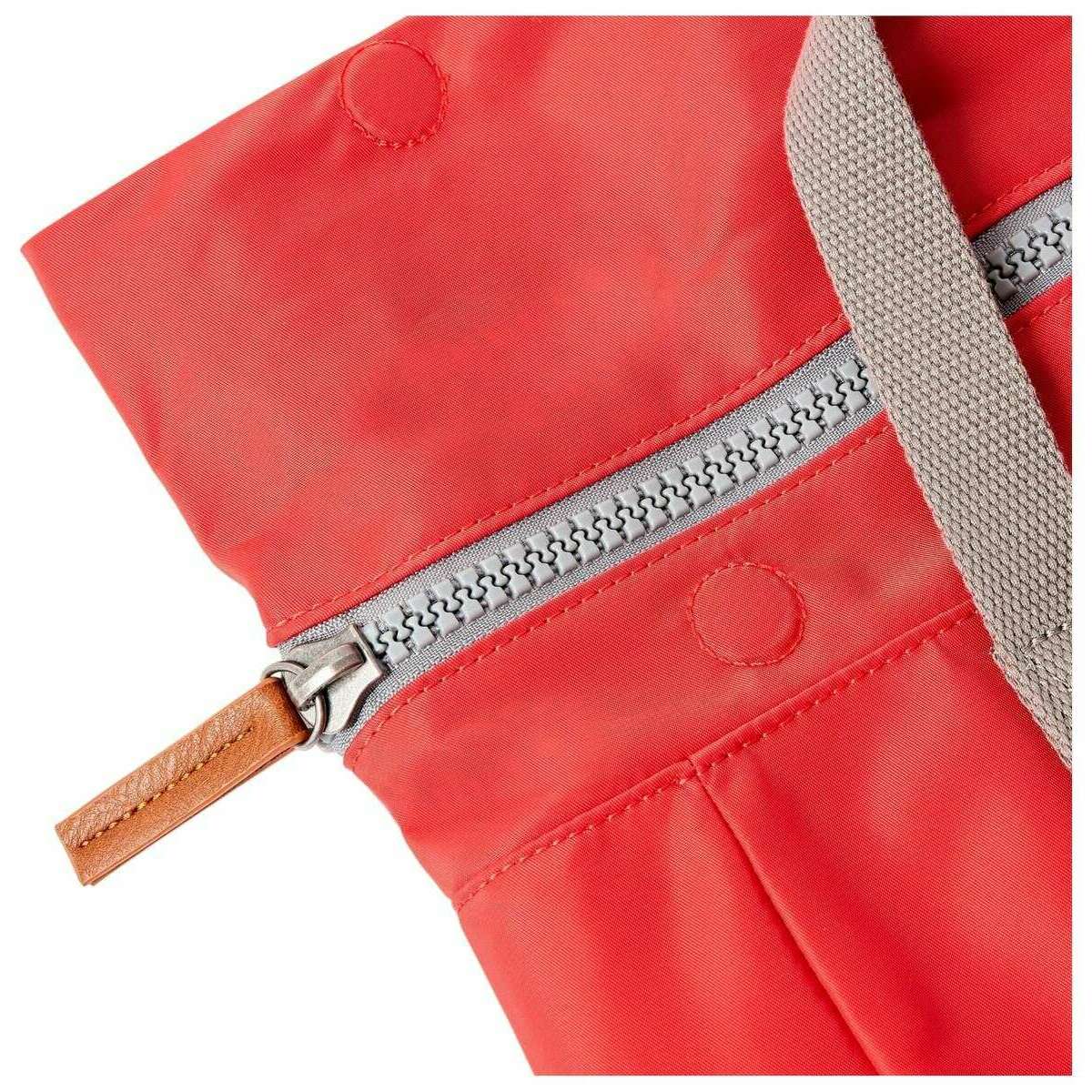 Roka Canfield B Small Recycled Nylon Backpack - Scarlet Red - Image 7