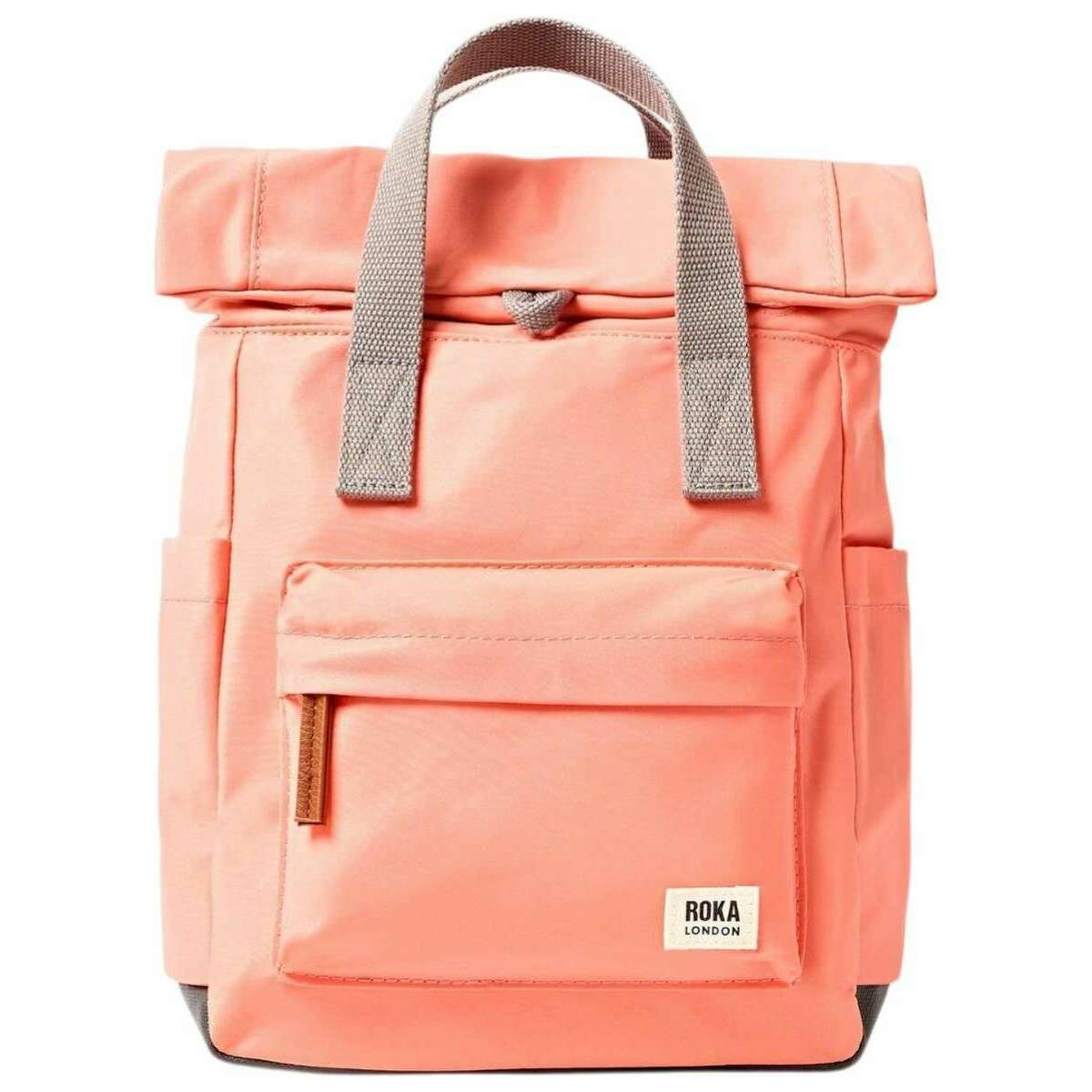 Roka Canfield B Small Recycled Nylon Backpack - Sugar Coral Pink