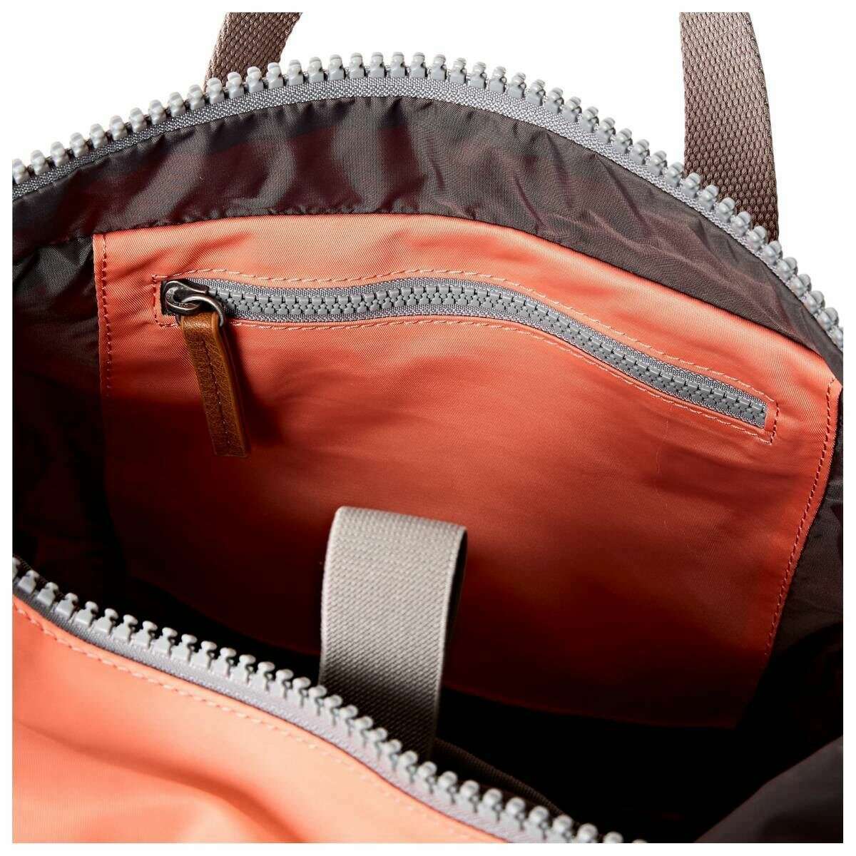 Roka Canfield B Small Recycled Nylon Backpack - Sugar Coral Pink - Image 4