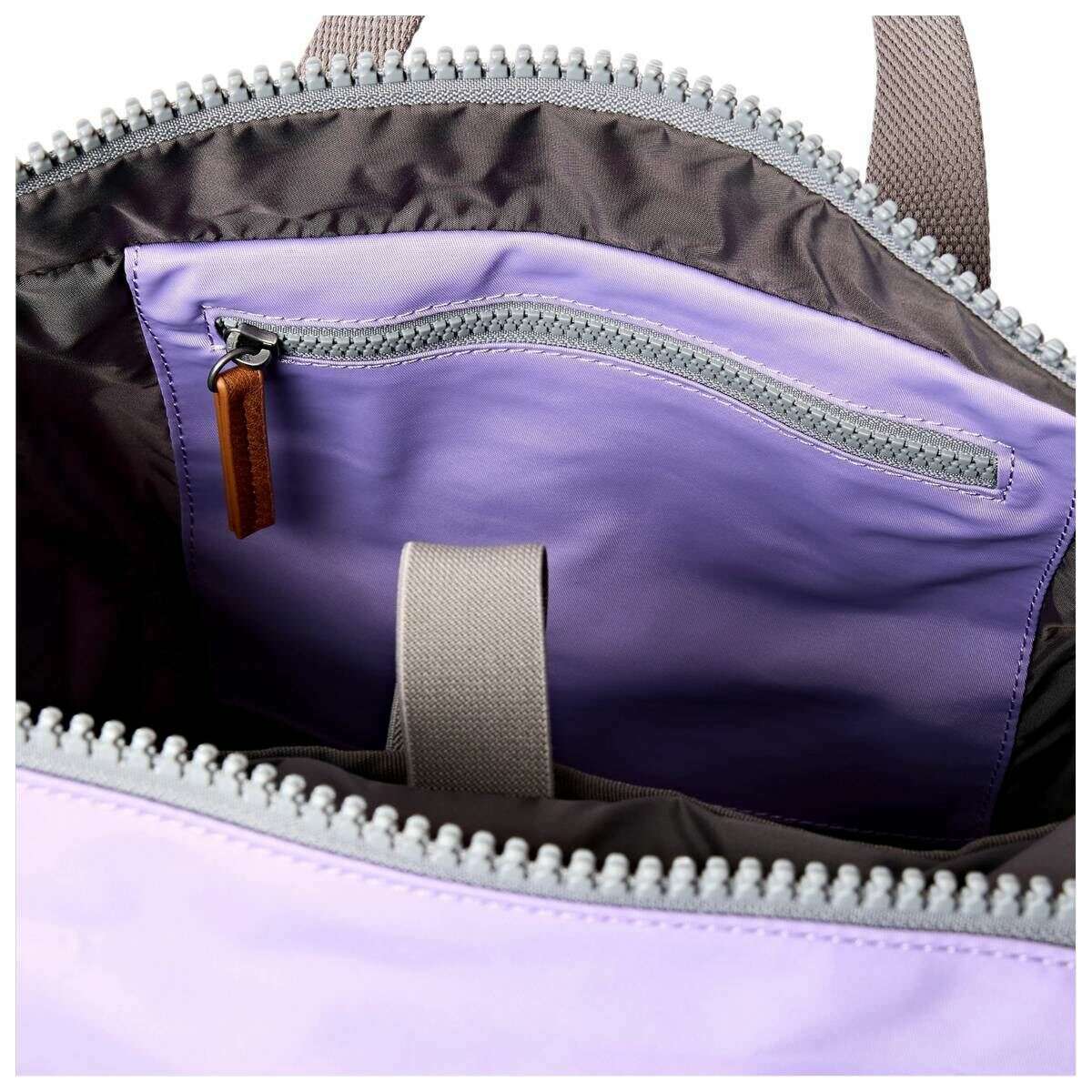 Roka Canfield B Small Recycled Nylon Backpack - Thistle Bloom Purple - Image 4