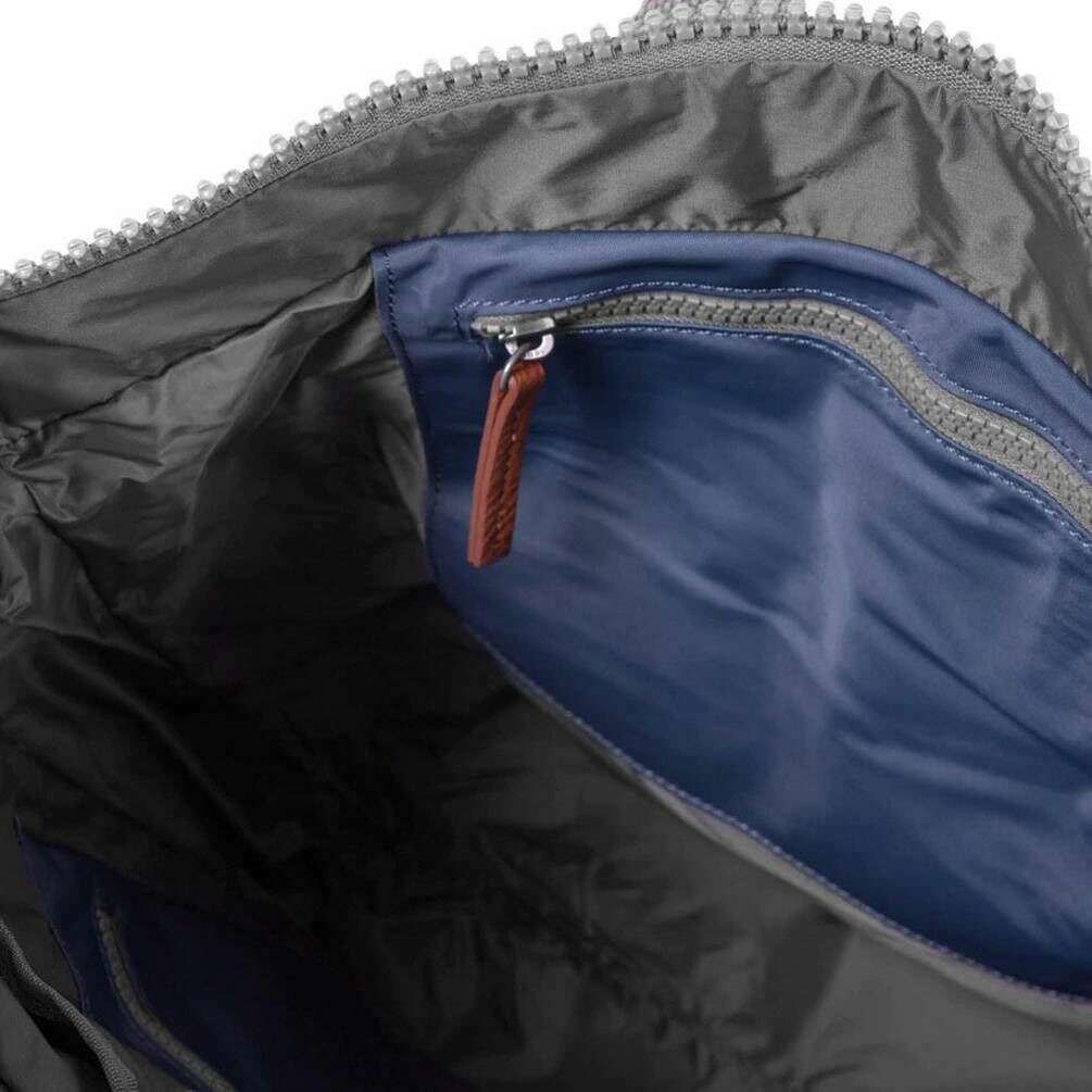Roka Canfield B Small Sustainable Nylon Backpack - Airforce Blue - Image 4