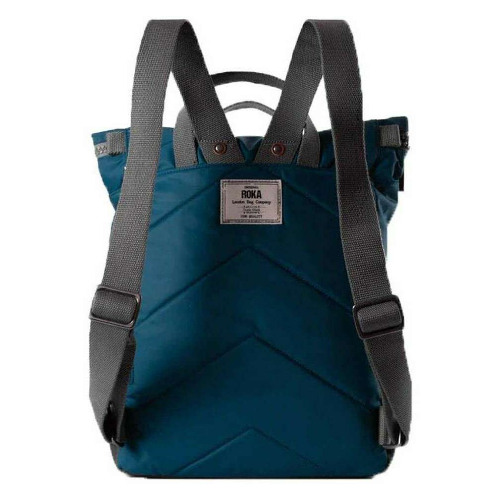 Roka Canfield B Small Sustainable Nylon Backpack - Marine Navy - Image 2