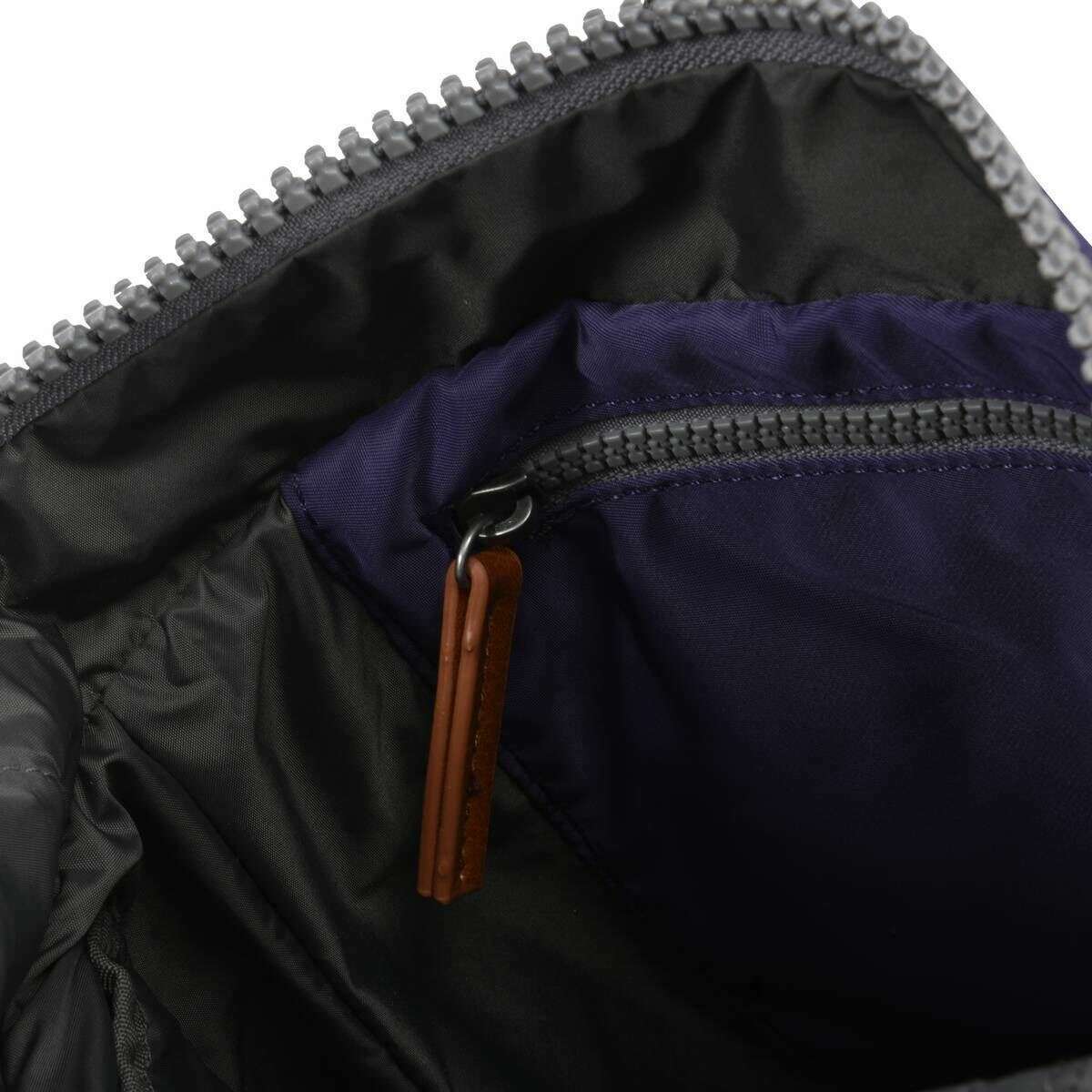 Roka Canfield B Small Sustainable Nylon Backpack - Mulberry Purple - Image 3