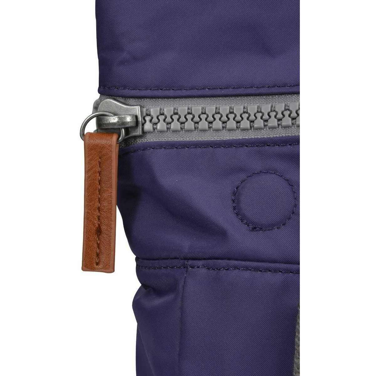 Roka Canfield B Small Sustainable Nylon Backpack - Mulberry Purple - Image 7