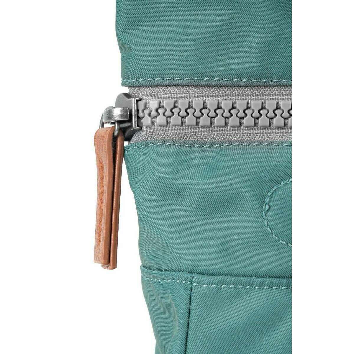 Roka Canfield B Small Sustainable Nylon Backpack - Sage Green - Image 6