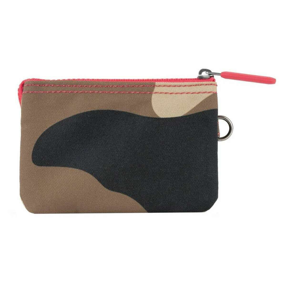 Roka Carnaby Small Recycled Canvas Wallet - Vintage Camo Green - Image 2