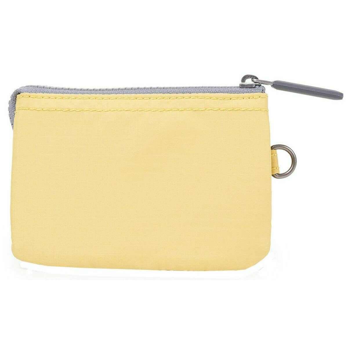 Roka Carnaby Small Recycled Nylon Ripstop Wallet - Citron Yellow - Image 2
