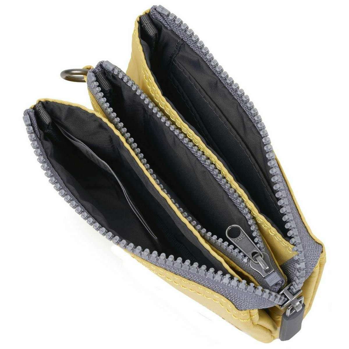 Roka Carnaby Small Recycled Nylon Ripstop Wallet - Citron Yellow - Image 5