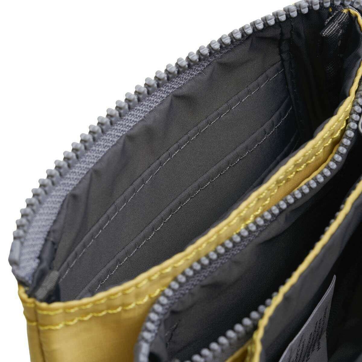 Roka Carnaby Small Recycled Nylon Ripstop Wallet - Citron Yellow - Image 6