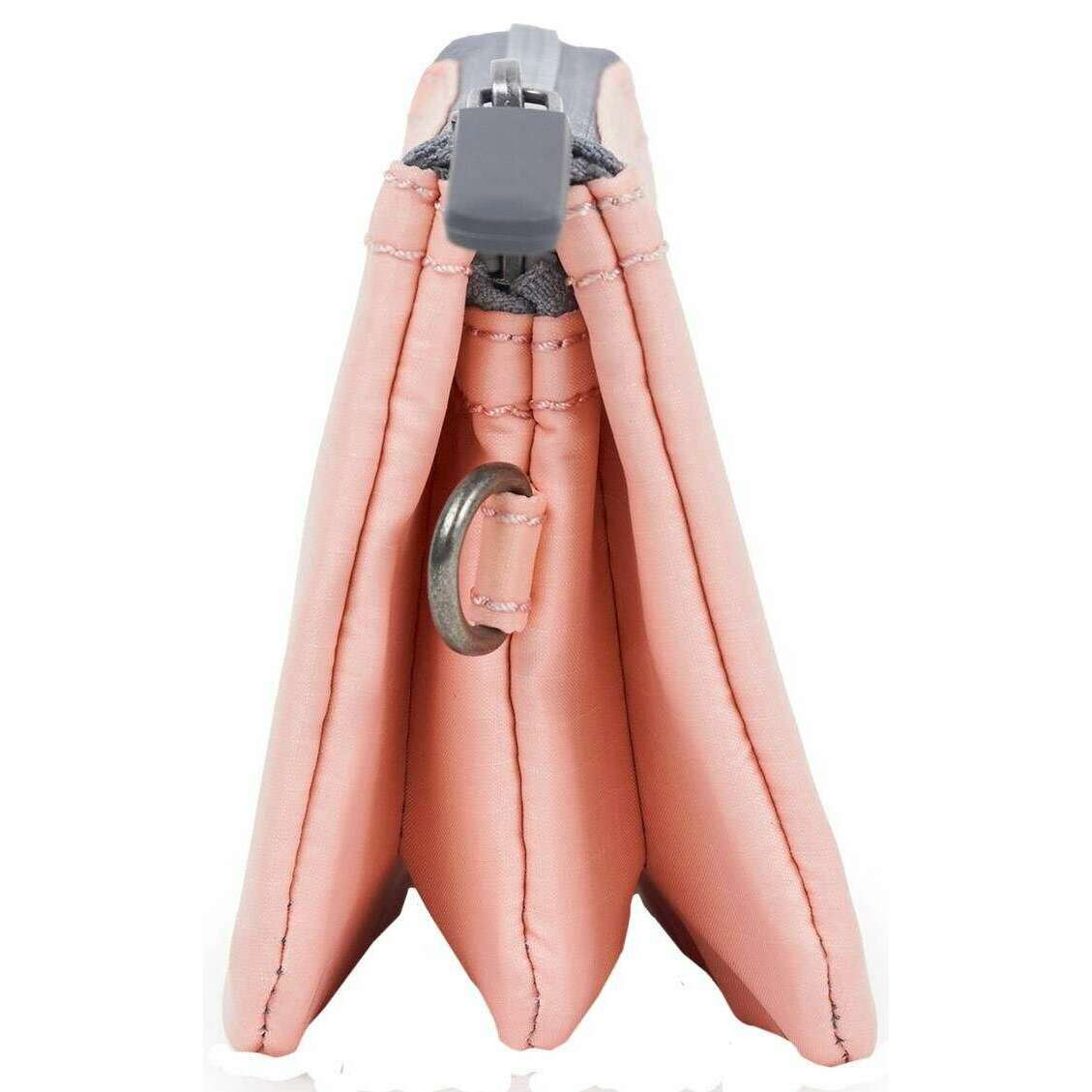 Roka Carnaby Small Recycled Nylon Ripstop Wallet - English Rose Pink - Image 4