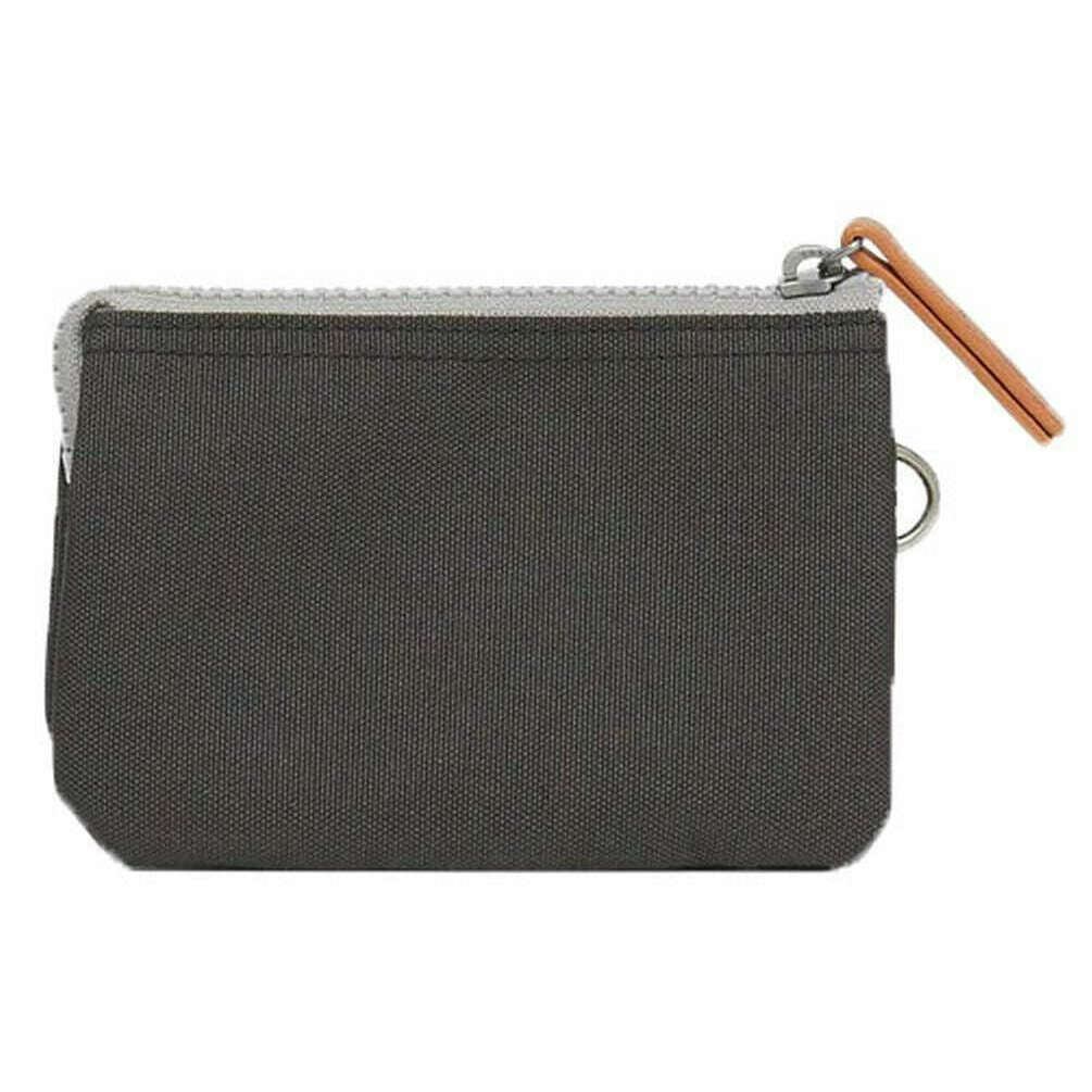 Roka Carnaby Small Sustainable Canvas Wallet - Ash Grey - Image 2