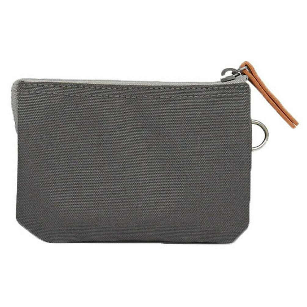 Roka Carnaby Small Sustainable Canvas Wallet - Carbon Grey - Image 2