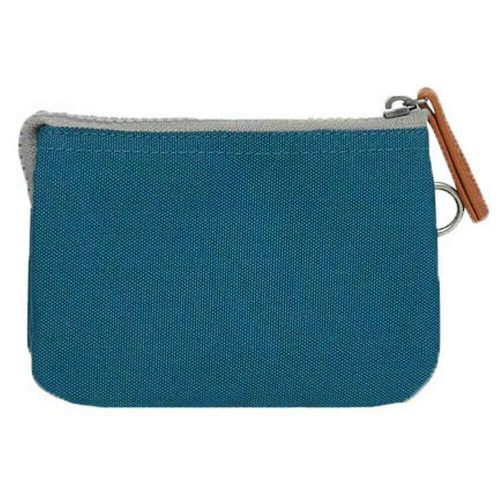 Roka Carnaby Small Sustainable Canvas Wallet - Marine Navy - Image 2