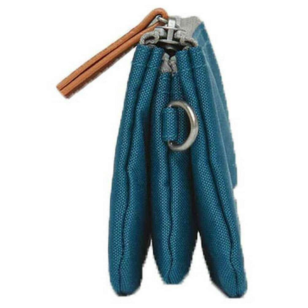 Roka Carnaby Small Sustainable Canvas Wallet - Marine Navy - Image 4