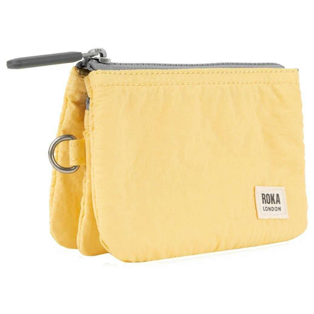 Roka Carnaby Small Talson Wallet - Champagne Yellow - Image 3