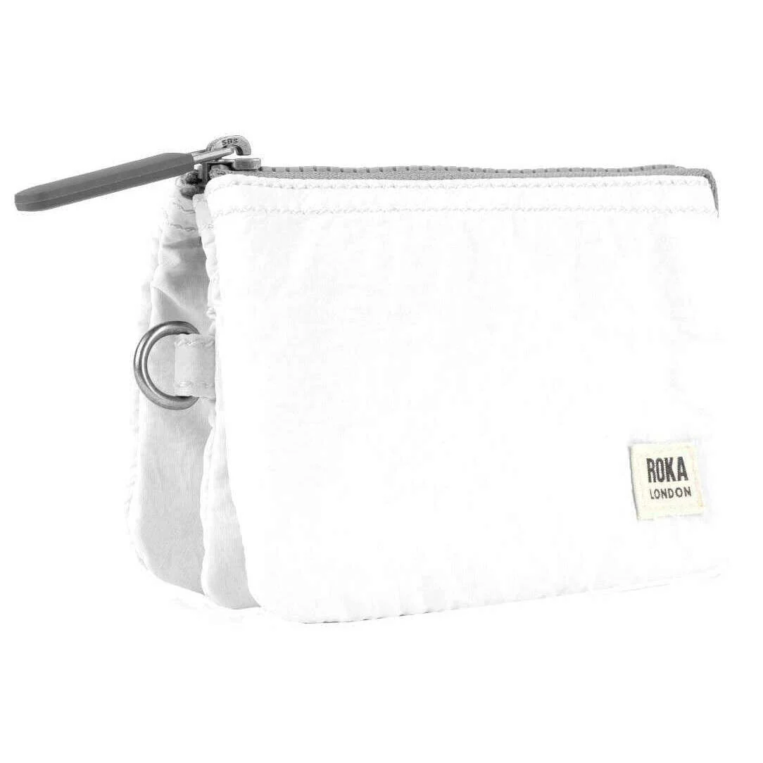 Roka Carnaby Small Talson Wallet - Coconut White - Image 3